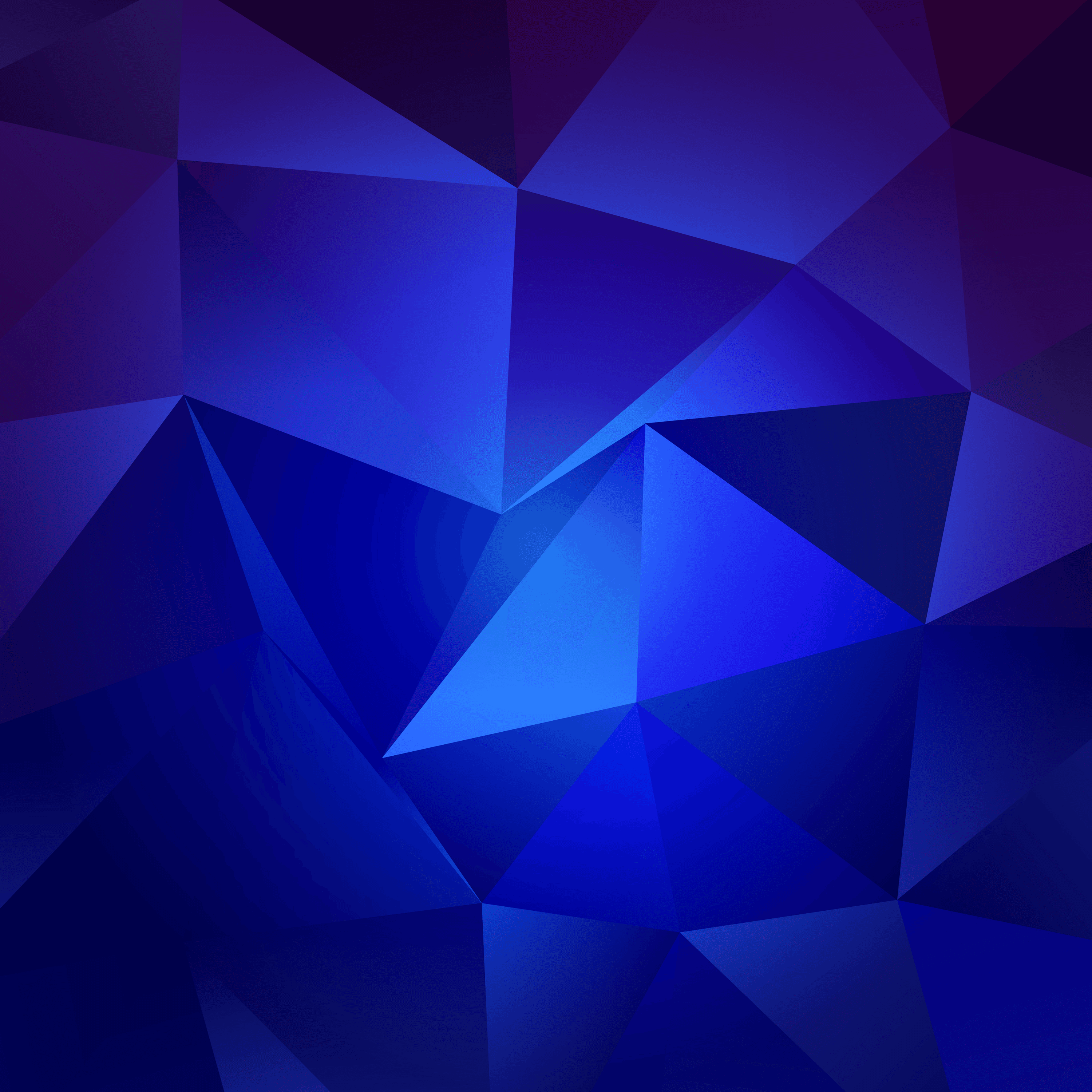 Abstract Poly Blue A